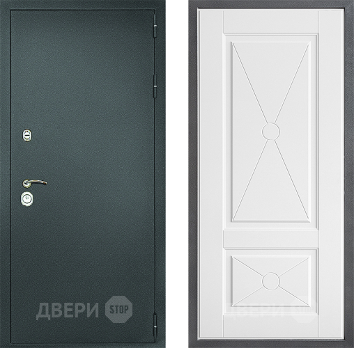 Входная металлическая Дверь Дверной континент Рубикон Серебро Дизайн ФЛ-617 Софт милк в Щёлково