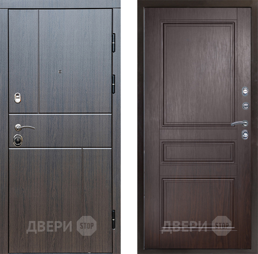 Входная металлическая Дверь Престиж Горизонт Венге Классика Венге в Щёлково