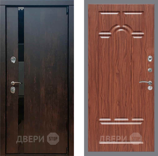 Дверь Рекс (REX) 26 FL-58 орех тисненый в Щёлково